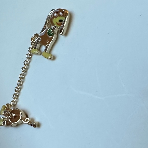BaubleBar x Pixar Disney Slinky Dog Toy Story earrings READ nwt - Picture 5 of 8
